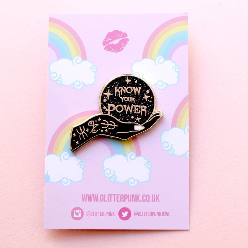 Know Your Power - Enamel Pin