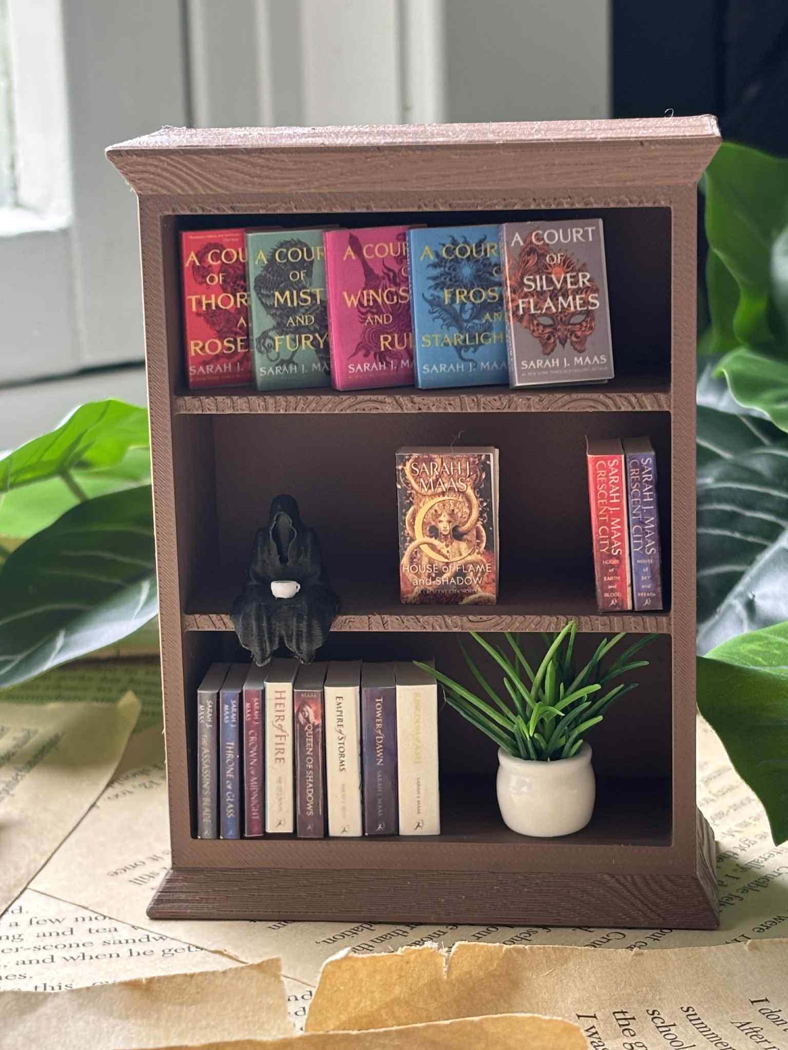 Shelf of Maas Destruction - 3D printed Mini Bookshelf