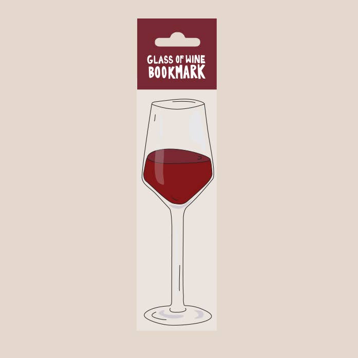 Glass of Wine - Cut Die - Bookmark